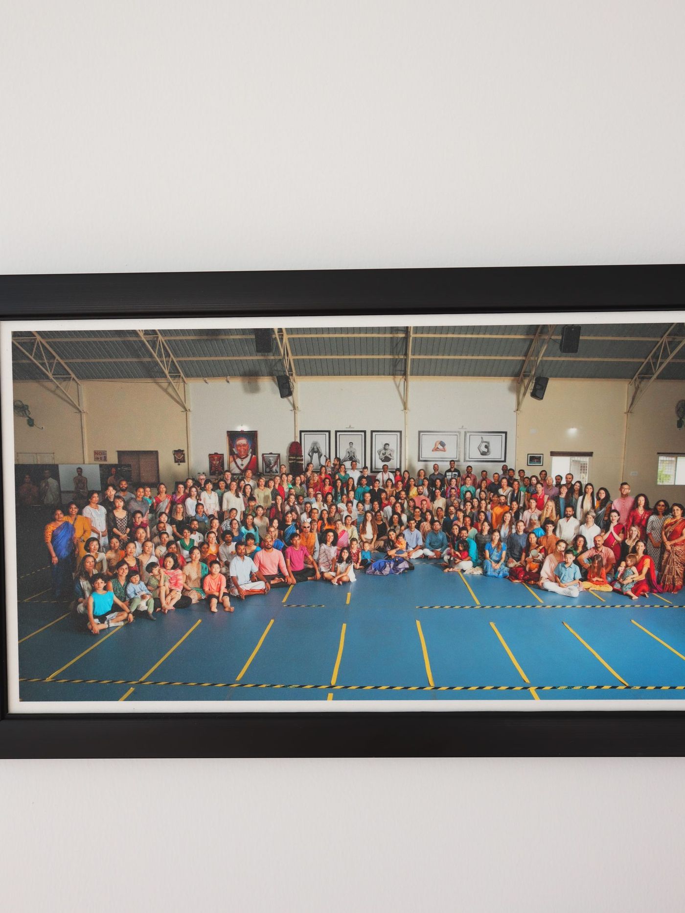The Sharath Yoga Centre community in Mysore, India
